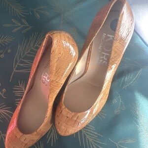 Michael Kors Brown Textured Heels